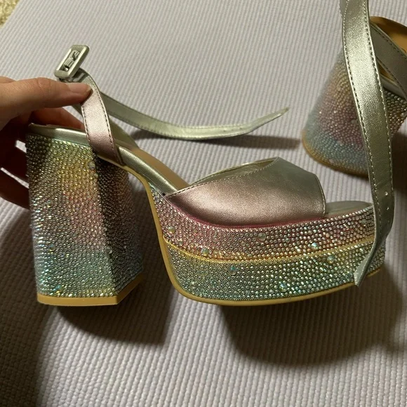 Torrid Pride Rainbow platform heels - Picture 2 of 8